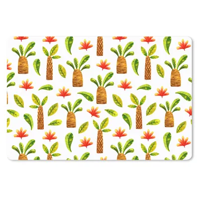 Produktbild von MuchoWow® Mauspad Mousepad Dschungel - Blätter - Muster 27x18 cm - Mousepads - Maus Mat - Pad - Mausunterlage - Büroartikel - Desk Matten