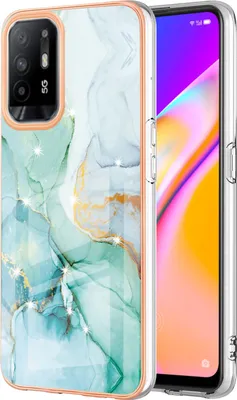 Image de Etui pour OPPO A94 5G, étui antichoc en TPU souple vert