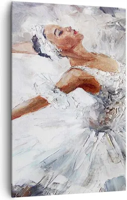 Produktbild von Bild auf Leinwand - Leinwandbild - Einteilig - Frau Tanz Ballett Körper - 80x120cm - Wand Bild - Wanddeko - Wandbilder - Leinwanddruck - Wanddekoration - Leinwand bilder - Wandbild - PA80x120-3101