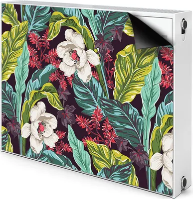 Obrázek produktu pro Magnetická podložka pod radiátor Magnetická podložka pod radiátor 100x60 cm - Téma, květiny