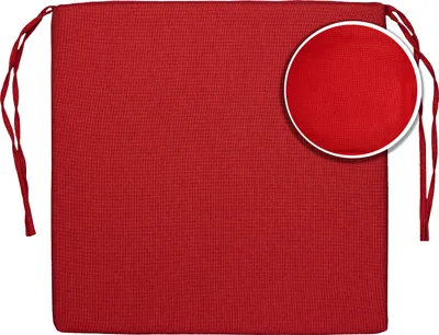 Produktbild von Sunnypillow 4er Set Stuhlkissen Polsterauflage Auflage für Stühle / Bänke in Haus und Garten Sitzkissen Sitzauflage Gartenkissen viele Farben zur Auswahl 40 x 40 x 3 cm Rot