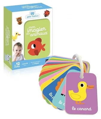 Image de Mon imagier des animaux 20 cartes - nathan - 31445 - jeu eveil educatif