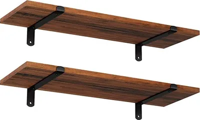 Produktbild von SONGMICS 2er Set, Schweberegal, 60 x 20 x 7 cm, braun