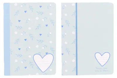 Immagine prodotto di Paczka zeszyt A5 48k.kratka Sweet Blue mix pakiet 5 sztuk - Ancor