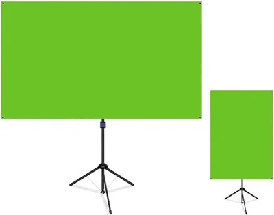 Obrázek produktu pro Reflecta Green Screen Tripod  (200x114cm, 16:9, stojan 245cm) zelené klíčovací pozadí
