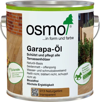 Produktbild von Osmo Garapa-Öl Naturgetönt 2,50 l - 11500082