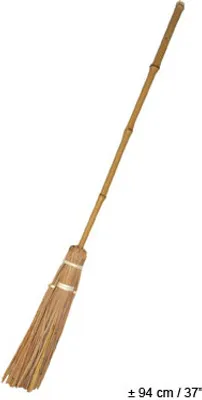 Produktbild von Hexenbesen hellbraun ca. 94cm gebunden