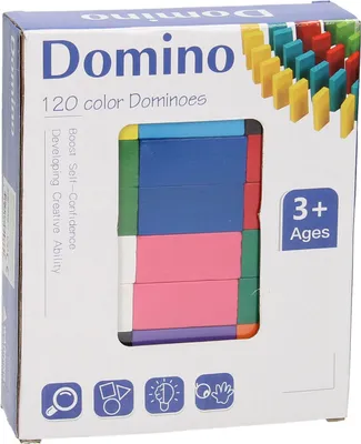 Image de Dominos en bois, 120 pièces.