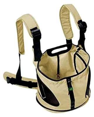 Produktbild von Rucksack/Tragetasche für kleine Hunde und Welpen, 30 x 20 x 30 cm, beige