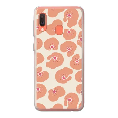 Produktbild von MuchoWow® Handyhülle Schutzhülle Hülle für Samsung Galaxy A20e Blume - Muster - Abstrakt Silikon Softcase Handy Hülle - Abdeckung