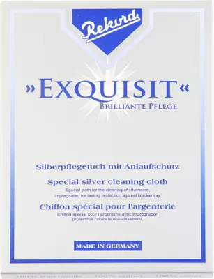 Produktbild von Exquisit Silberpflegetuch mit Anlaufschutz, 35 cm x 30 cm