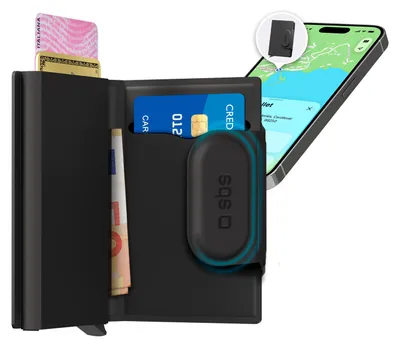 Immagine prodotto di SBS Portacarte Track My Wallet Con Apple Find My E Google Find Hub