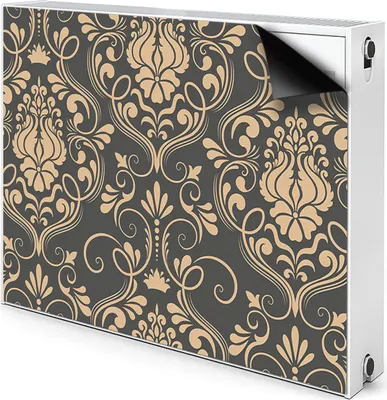 Produktbild von Magnet Heizkörperverkleidung Heizkörper-Abdeckung Heizung Heizkörper 80x60 cm  - Goldene, ornament