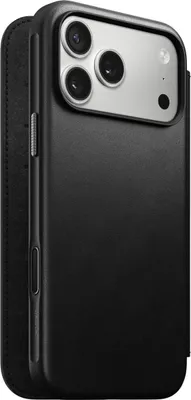 Produktbild von Nomad Modern Leather Folio iPhone 17 Pro Max Black