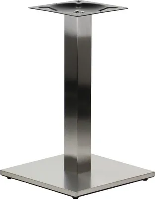 Produktbild von Tischgestell, Tischbeine aus Edelstahl SH-2002-1/S/8, für Büro, Hotel, Restaurant, 45x45x71 cm, Edelstahl gebürstet
