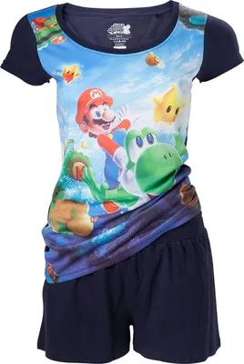 Produktbild von Nintendo Schlafanzug (Damen) -M- Mario und Yoshi