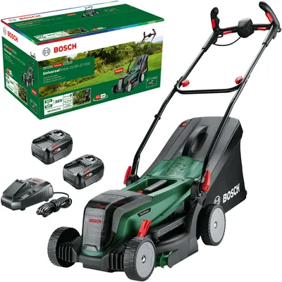Immagine prodotto di Bosch - UniversalRotak 2x18V 37-550 ( caricabatterie e 2 batterie incluse )