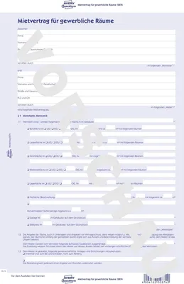 Produktbild von Avery Zweckform Mietvertrag 2874 A4 6seitig 5 St./Pack.