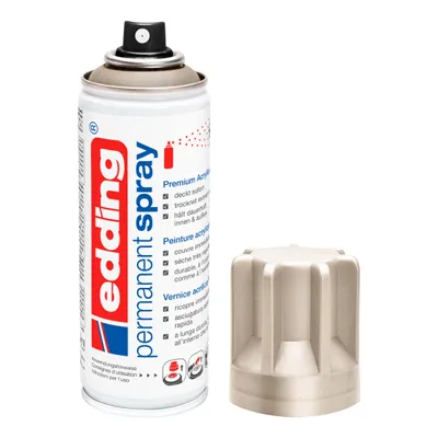 Produktbild von Edding 5200, 200 ml, Champagner, Matte, Sprühdose, Wetterfestigkeit