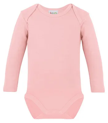 Produktbild von Link Kids Wear - "Bio" Bodysuit für Baby Langärmlig LT5816 (68) (Babyrosa)