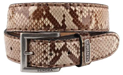 Image de Sendra Gürtel Schlangenleder Python 8563 natur