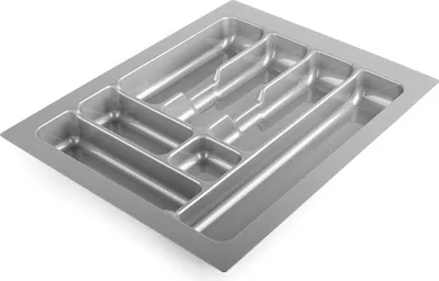 Produktbild von Bestecktablett aus versilbertem Metall, 385 x 490 mm