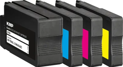 Produktbild von KMP Tintenpatrone passend für HP 950XL CN045AE,HP 951XL CN046AE,CN047AE,CN048AE