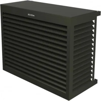 Produktbild von DECOCLIM Aluminium Schutzgehäuse RAL7022 Größe M, Innenmaße: H 835 x W 1050 x D 510-660 mm (Tiefe anpassbar)