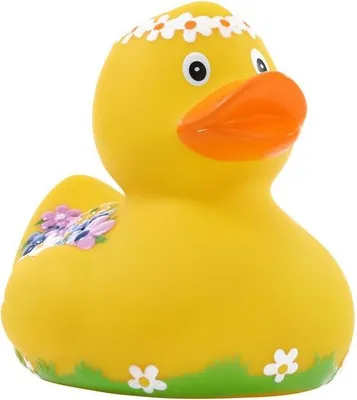 Produktbild von Blumendesign – Quietscheente - Badeente - ca. 8 cm gross