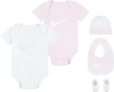 Image de Kit manches courtes Nike Enfants 5 unités Rose 6-12 Months Filles Rose 6-12 Months