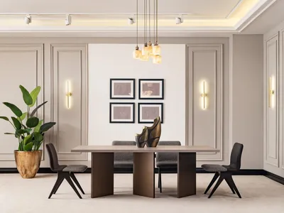 Produktbild von Essgruppe Essecke Esszimmermöbel Esstisch Esszimmer 7tlg Holz Grau