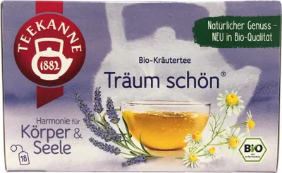 Produktbild von Teekanne Träum schön Harmonie für Körper und Seele (34g Packung) + usy Block