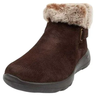 Productafbeelding van Skechers - "On The Go Joy" sneeuwlaars voor dames, suède, model PP11637 (maat 37,5 EU) (bruin)
