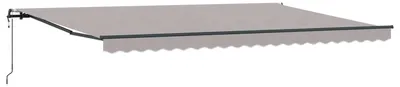 Immagine prodotto di Tenda Retrattile Grigio chiaro 500 × 350 cm Tessuto e Alluminio