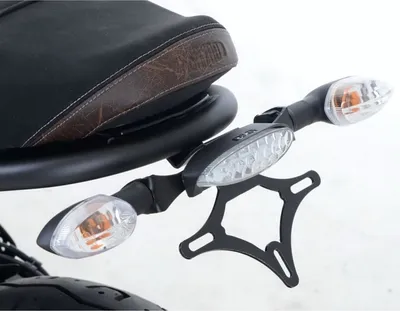 Image de Support de plaque d'immatriculation, Yamaha XSR700, noir