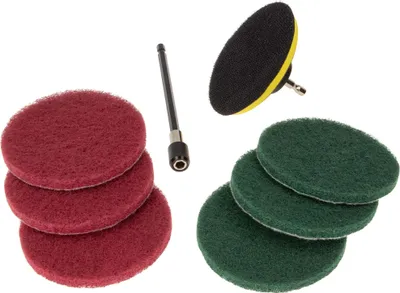 Produktbild von MASTERPROOF PROFESSIONAL Polierpad / Schleifpad-Satz, 8-teilig - für Bohrmaschine, 284