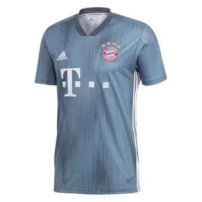 Produktbild von Adidas FC Bayern Third Jersey, T-Shirt, Erwachsener, Männlich, Blau, Weiß, Muster, S