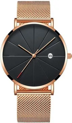 Produktbild von Elegante Naim Uhr in Roségold für Damen und Herren KP22613