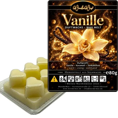WonderWax Duftwachs Wax Melts für Duftlampe, 6 Würfel