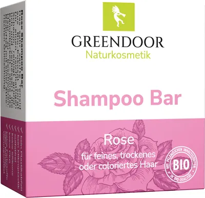Produktbild von GREENDOOR Shampoo Bar Rose