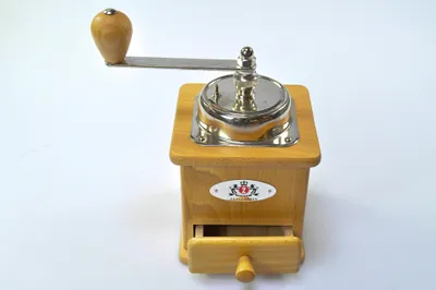 Obrázek produktu pro ZASSENHAUS Mlýnek na kávu Brasilia Bukové dřevo Ocelový mlýnek 12x12,5x20cm