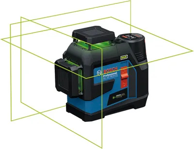 Zdjęcie produktu dla Bosch GLL 12V-100-33 CG, 30 m, 0,3 mm/m, 4°, 100 m, 4 s, Poziomy/Pionowy
