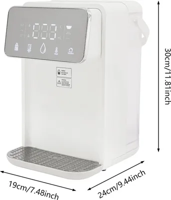 Produktbild von Heißwasserspender - Tisch-Wasserkocher - 2000 W Leistung - 3,5 l Tank - Instant heißes Wasser 25–100 °C - Digitalanzeige - Teemaschine