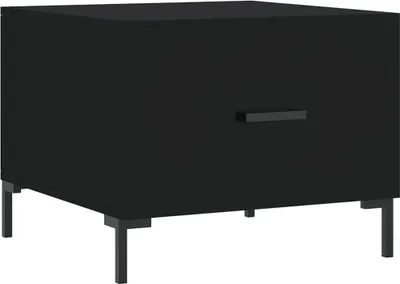 Obrázek produktu pro vidaXL Konferenční stolek černý 50x50x40 cm Materiál dřevo