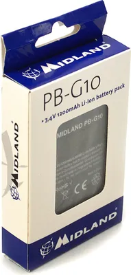 Produktbild von Midland PB-G10 Akku Li-Ion 1200 mAh für G10 Station Code C1126