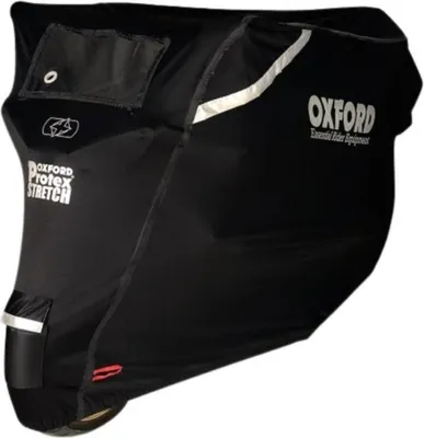 Immagine prodotto di Oxford Protex Stretch-Fit Indoor Premium Motorrad Abdeckplane (nero, L)