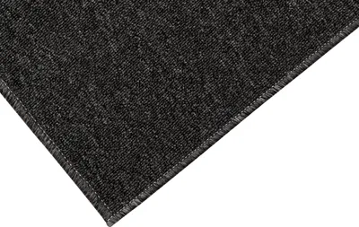 Produktbild von Tapiso Teppich NIZZA Melange Schwarz Einfarbig 140 x 200 cm