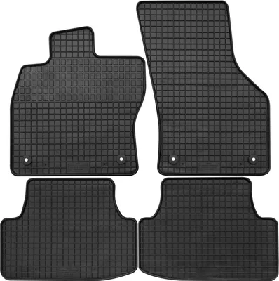 Produktbild von für VW Golf VII ab 11/2012 Passform Fußmatten PETEX Gummimatten 4-teilig schwarz Allwettermatten Gummifußmatten