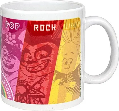 Produktbild von Trolls World Tour Motiv Becher mit 31.5 cl Fassungsvermögen