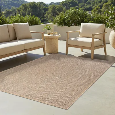 Obrázek produktu pro Tapiso koberec YUCANA Outdoor Beige Balcony UV-resistant 160 x 230 cm